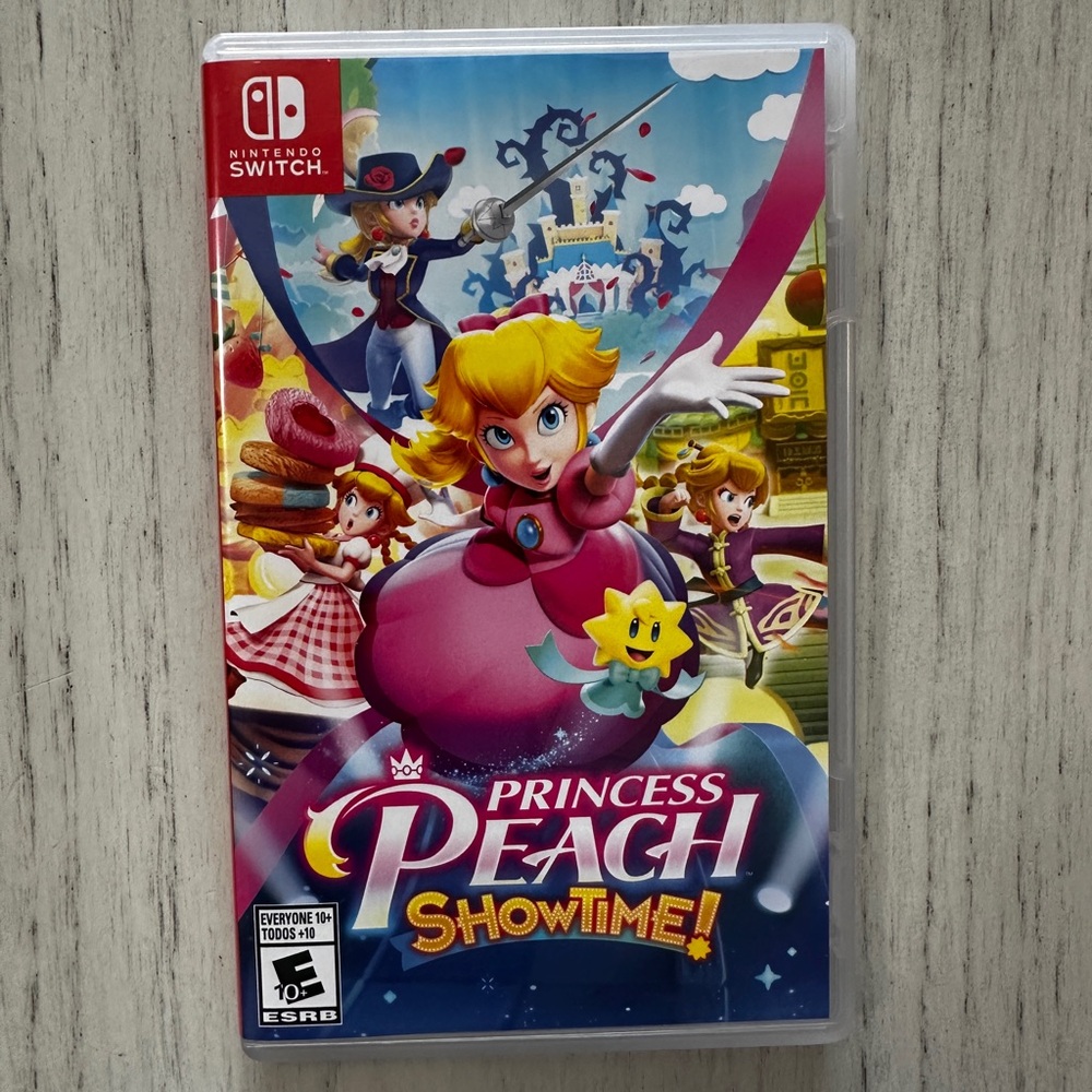 Nintendo Switch Princess Peach Showtime! Game - Red